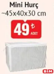 MİNİ HURÇ fiyat ve kampanya bilgisi